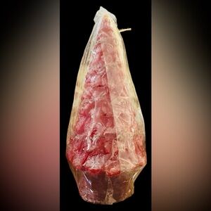 NEW Life Accents Holiday Candle Red Christmas Tree